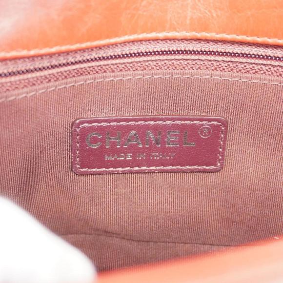 Chanel Shoulder Bag Matelasse Coco Boy W Chain Calfskin Red Women's - Picture 5 of 16